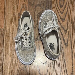 Vans Glitter Sneakers - Silver size 7